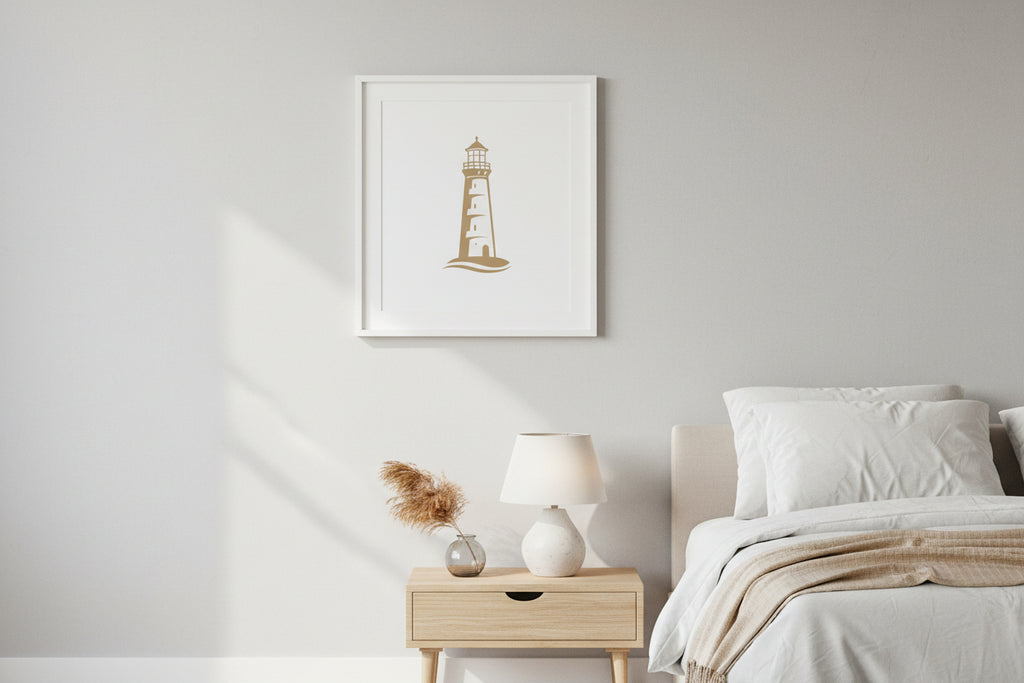 Leuchtturm Poster 61×91 cm – XXL Maritime Wanddekoration