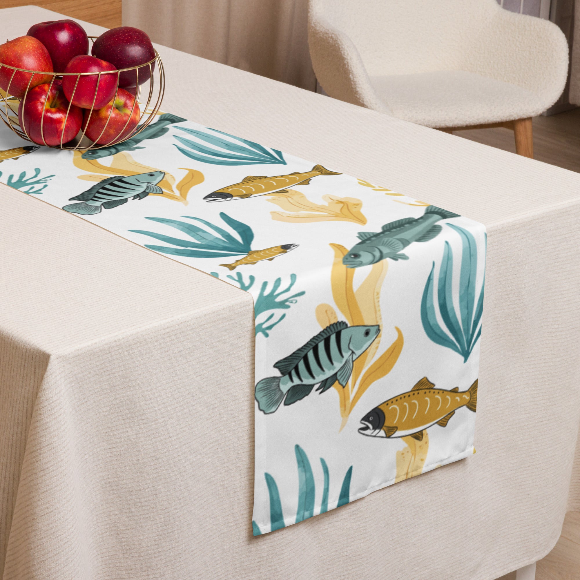 Tischläufer Unterwasserwelt - 229 cm